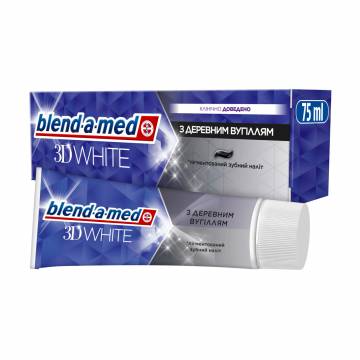 Зубная паста blend-a-med 3D WHITE С древесным углем, 75 мл Зубная паста blend-a-med 3D WHITE С древесным углем, 75 мл