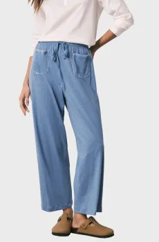 Женские голубые брюки Голубой S womensecret 3703234