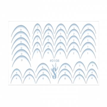 Наклейки для дизайна ногтей StickersSpace Sliders Color (0108) Наклейки для дизайна ногтей StickersSpace Sliders Color (0108)