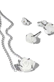 Подарунковий комплект "Квітуча біла троянда"