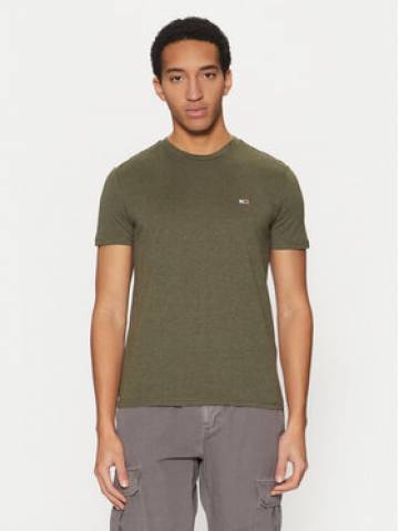 Tommy Jeans Футболка Jaspe DM0DM20363 Зелений Slim Fit Tommy Jeans Футболка Jaspe DM0DM20363 Зелений Slim Fit