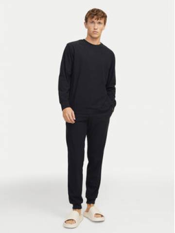 Jack&Jones Піжама Solid 12268536 Чорний Loose Fit Jack&Jones Піжама Solid 12268536 Чорний Loose Fit