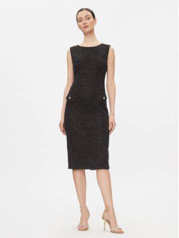 Rinascimento Коктейльна сукня CFC0116876003 Чорний Slim Fit Rinascimento Коктейльна сукня CFC0116876003 Чорний Slim Fit