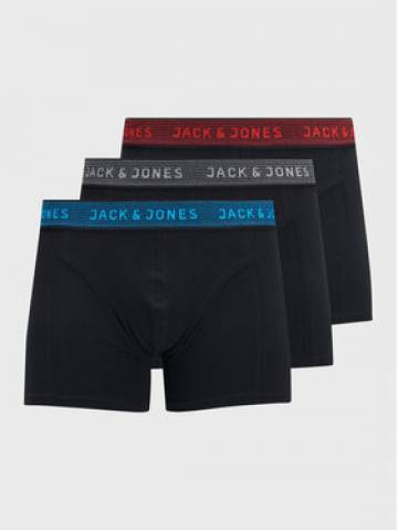 Jack&Jones Набір з 3 пар боксерів Waistband 12127816 Чорний Jack&Jones Набір з 3 пар боксерів Waistband 12127816 Чорний
