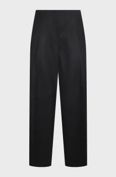 Женские черные шерстяные брюки SOFT WOOL STRAIGHT PANT Черный 38 Calvin Klein K20K205676