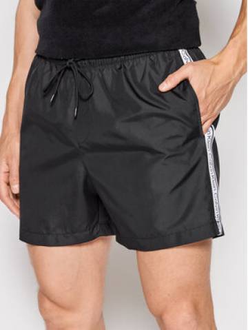 Calvin Klein Swimwear Шорти для плавання Medium Drawstringnos KM0KM00741 Чорний Regular Fit Calvin Klein Swimwear Шорти для плавання Medium Drawstringnos KM0KM00741 Чорний Regular Fit