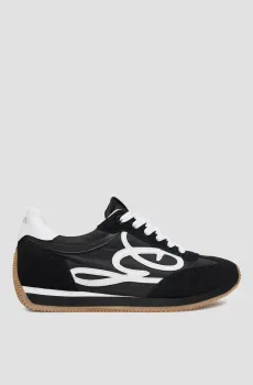 Женские черные кроссовки Черный 36 Guess FLPSKR.SUE12;BLACK