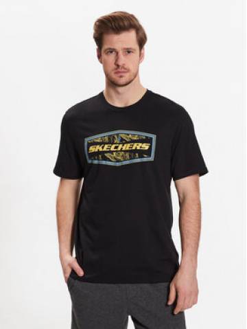 Skechers Футболка Latitude MTS368 Чорний Regular Fit Skechers Футболка Latitude MTS368 Чорний Regular Fit