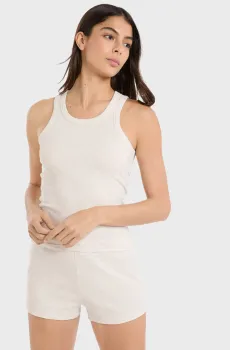 Женская белая майка JOANI Белый XS Etam 6557843