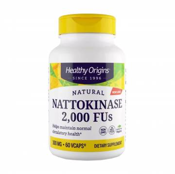 Наттокиназа Healthy Origins Nattokinase 2000 FUs 100 мг, 60 капсул