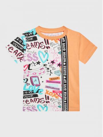 Guess Футболка K3RI24 K6YW3 Оранжевий Regular Fit Guess Футболка K3RI24 K6YW3 Оранжевий Regular Fit