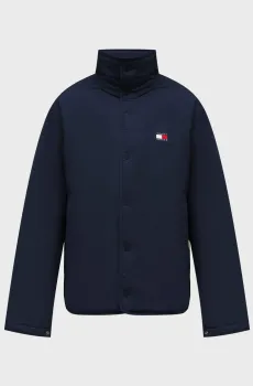 Мужской темно-синий пуховик TJM XS BADGE LT DWN JKT Синий S Tommy Jeans DM0DM19556