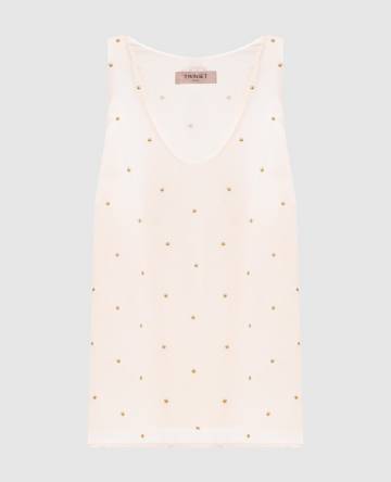 Бежевый топ с люрексом Бежевый топ с люрексом