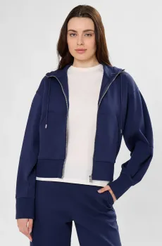 Женская темно-синее худи Синий XS HUGO 50552660;418