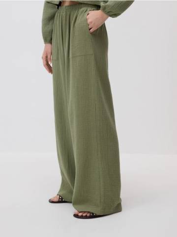 Reserved - LADIES` TROUSERS - світло-оливковий - YH525-81X Reserved - LADIES` TROUSERS - світло-оливковий - YH525-81X