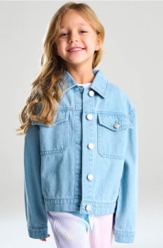 Джинсовая куртка-тракер Minnie Mouse - синій