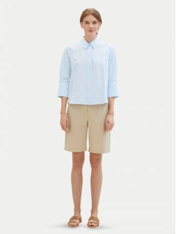 Tom Tailor Шорти з тканини 1040694 Бежевий Regular Fit Tom Tailor Шорти з тканини 1040694 Бежевий Regular Fit
