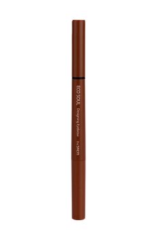 Карандаш для бровей 3в1 Saem Eco Soul Designing Eyebrow 02 Dark Brown, 0.2 г + 0.12 г