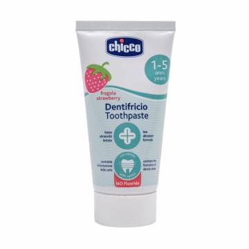 Детская зубная паста Chicco Dentifricio Toothpaste Клубника, от 1 года, 50 мл Детская зубная паста Chicco Dentifricio Toothpaste Клубника, от 1 года, 50 мл