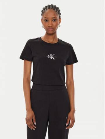 Calvin Klein Jeans Футболка Monologo J20J223563 Чорний Slim Fit Calvin Klein Jeans Футболка Monologo J20J223563 Чорний Slim Fit