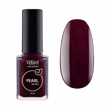 Лак для ногтей Vizavi Professional Pearl Series Nail Polish 35 Бордовый, 10 мл