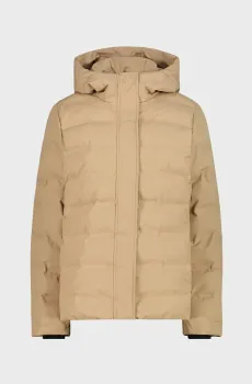 Женская бежевая куртка FIX HOOD FEEL WARM Бежевый 36 CMP 35K3666-P405