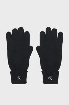 Женские черные перчатки FINE Черный ONESIZE Calvin Klein LV14F8021G