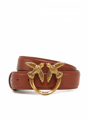 PINKO Жіночий ремінь LOVE BERRY H3 100125 A0F1 Коричневий PINKO Жіночий ремінь LOVE BERRY H3 100125 A0F1 Коричневий
