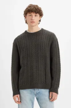 Мужской коричневый свитер Коричневый M Levi’s® A0708;0015