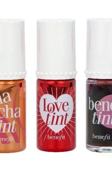 Уценка! Набор тинтов для губ Benefit Lip Tints To Love Set (Chachatint, 6 мл + Lovetint, 6 мл + Benetint, 6 мл)