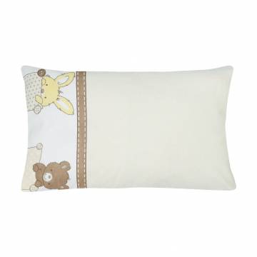 Наволочка бязевая Home Line Медвежата, бежевая, 40*60 см (163385) Наволочка бязевая Home Line Медвежата, бежевая, 40*60 см (163385)