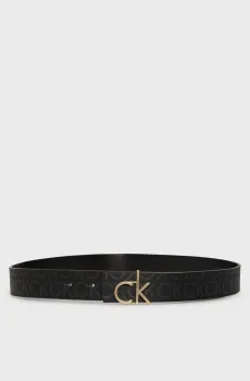 Женский черный двусторонний ремень BUCKLE REVERSIBLE 30MM Черный 75 Calvin Klein LV04F7038G