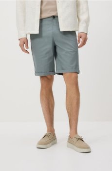 Reserved - Бавовняні шорти-чиноси - блідо-зелений - YW485-07X