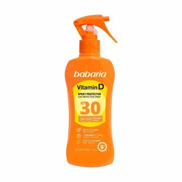 Солнцезащитный спрей для тела Babaria Sun Protection Spray SPF 30 с витамином D, 200 мл Солнцезащитный спрей для тела Babaria Sun Protection Spray SPF 30 с витамином D, 200 мл