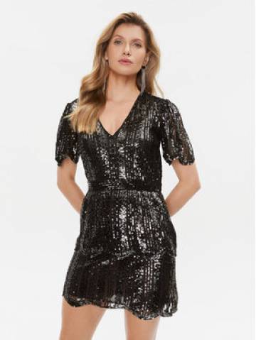 TWINSET Коктейльна сукня 232TT2050 Чорний Regular Fit TWINSET Коктейльна сукня 232TT2050 Чорний Regular Fit
