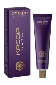 Уценка! Стойкая крем-краска для волос DeMira Professional Kassia Cream Hair Color 6/75, 90 мл