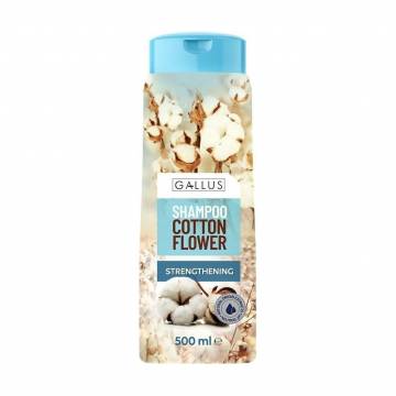 Укрепляющий шампунь для волос Gallus Shampoo Cotton Flower, 500 мл
