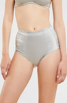 Женские светло-серые трусики BABYDOLL Серый S Etam 6528389