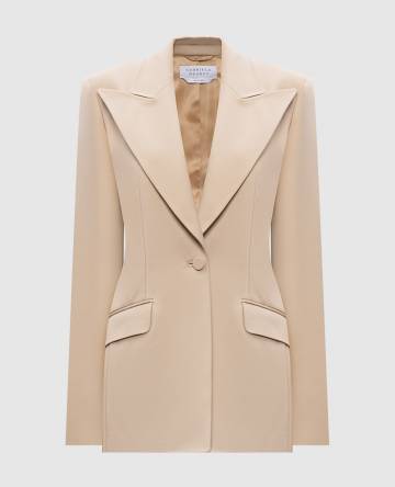 Бежевый жакет Leiva из шерсти Бежевый жакет Leiva из шерсти