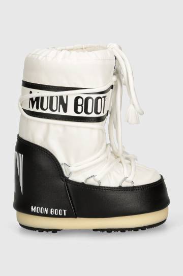 Детские сапоги Moon Boot ICON NYLON цвет белый 80D1400440 Детские сапоги Moon Boot ICON NYLON цвет белый 80D1400440