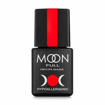 Неоновая база для гель-лака Moon Full Neon Base 06 Ярко-коралловый, 8 мл Неоновая база для гель-лака Moon Full Neon Base 06 Ярко-коралловый, 8 мл
