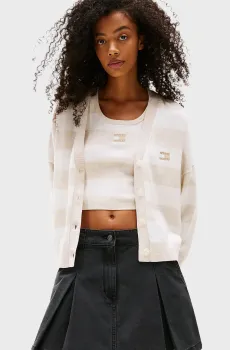 Женский кардиган в полоску RLX Разноцветный S Tommy Jeans DW0DW20968