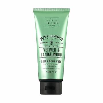 Мужской гель для тела и волос Scottish Fine Soaps Mens Grooming Ветивер и сандаловое дерево, 200 мл Мужской гель для тела и волос Scottish Fine Soaps Mens Grooming Ветивер и сандаловое дерево, 200 мл