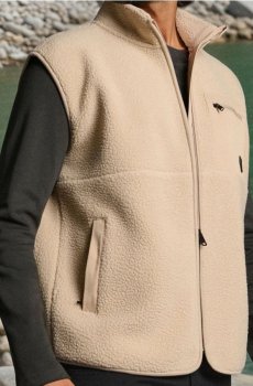 Світшот без рукавів - бежевий