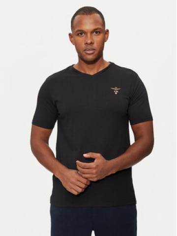 Aeronautica Militare Футболка AM1UTI002 Чорний Regular Fit Aeronautica Militare Футболка AM1UTI002 Чорний Regular Fit