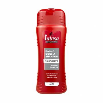 Мужской шампунь-гель для душа Intesa Pour Homme Tonifying Shampoo Gel Aloe экстрактом алоэ, 500 мл Мужской шампунь-гель для душа Intesa Pour Homme Tonifying Shampoo Gel Aloe экстрактом алоэ, 500 мл