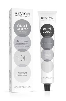 Тонирующая маска для волос Revlon Professional Nutri Color Filters Metal-Ice Toning 1011 Intense Silver, 100 мл