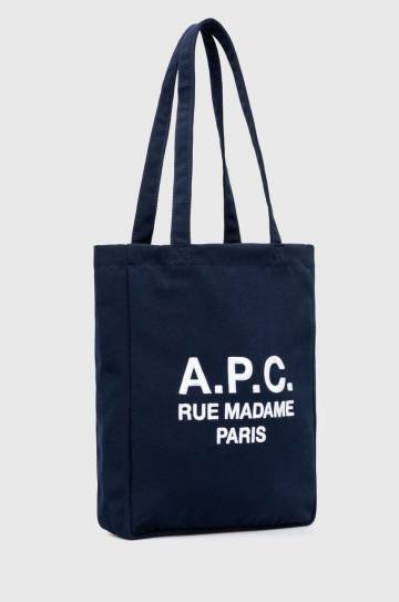 Сумка A.P.C. tote lou rue madame цвет синий PSAJS.M61937 Сумка A.P.C. tote lou rue madame цвет синий PSAJS.M61937
