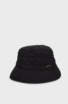 Женская черная панама QUILTED HAT Черный S-M Gant 4900072