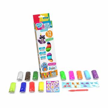 Набор для лепки с тестом Lovin Neon & Classic 12 цветов, от 3 лет (41182)